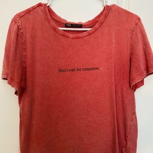 Zara tee shirt